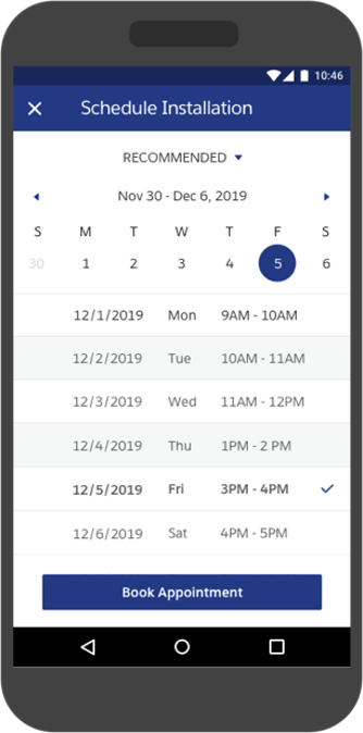 Salesforce Experience Cloud - Self Scheduling